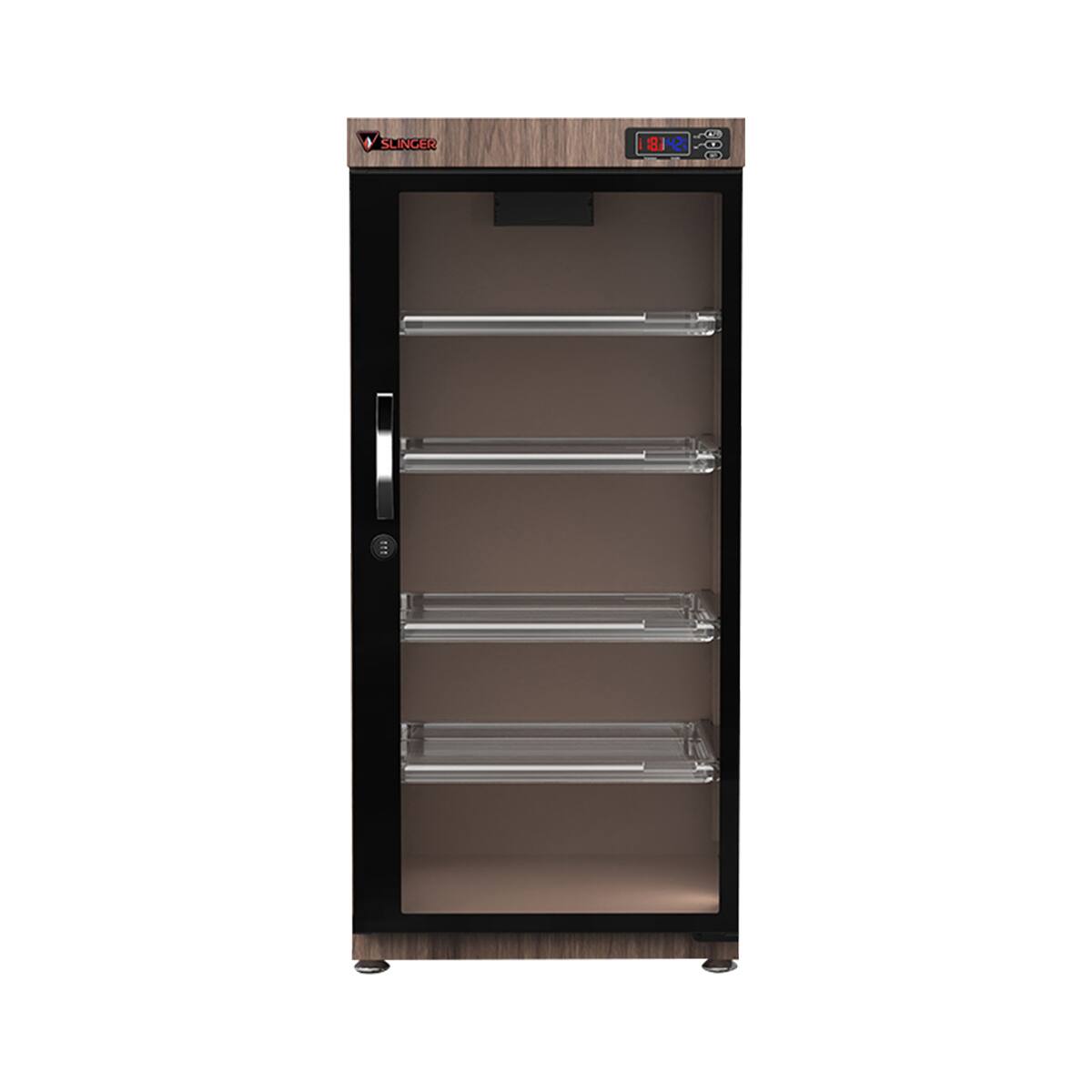 Slinger - 125L Electronic Dry Cabinet with Combination Lock, Oak