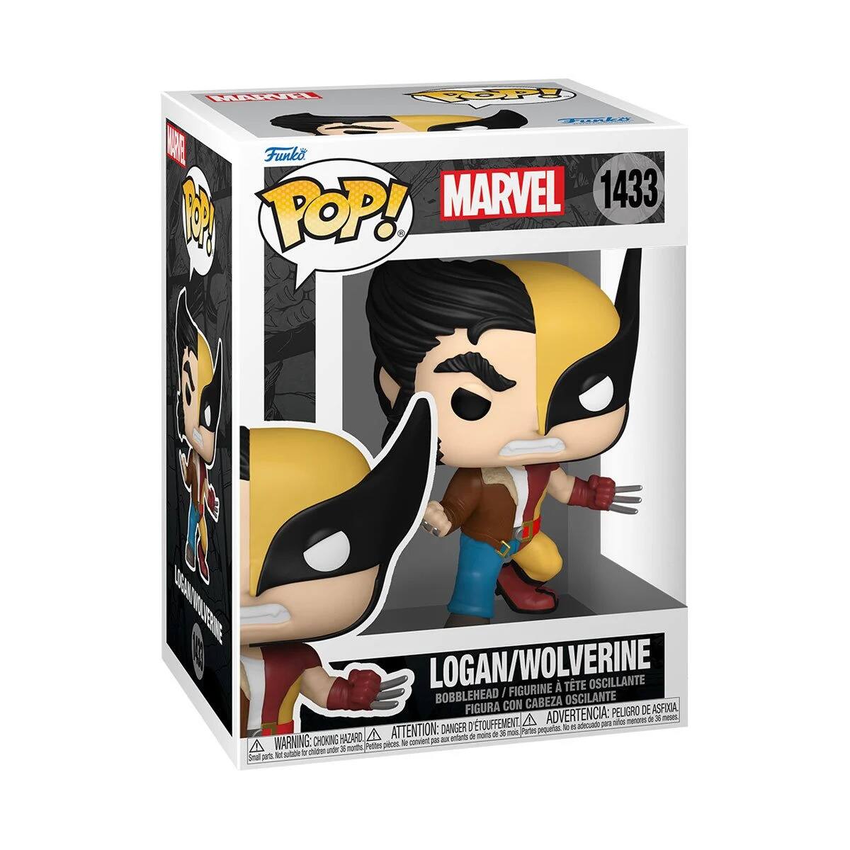 Wni Fy TAA E Funko MARVEL 1433 B POP! LOGAN/WOLVERINE TTE OSCILANTE BOBBLEHEAD / FIGURINE OSCILANTE FIGURA CON CABEZA ASFIOIA, ADVERTENCIA: PELIGRO DE A menonm E 3 nesec TOUFFEMENT, adoua pe aos ATTENTION: DANGER D Partes pequetes 1 i A 5E nois - X noi WARNING: CHOKING HAZARO convient D a anfets Petites pices - dhten de 3 nons N subbe