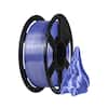 Front. Flashforge - PLA Silk 3D Printer Filament-1.75mm-1kg (2.2 lbs) Spool - Violet.