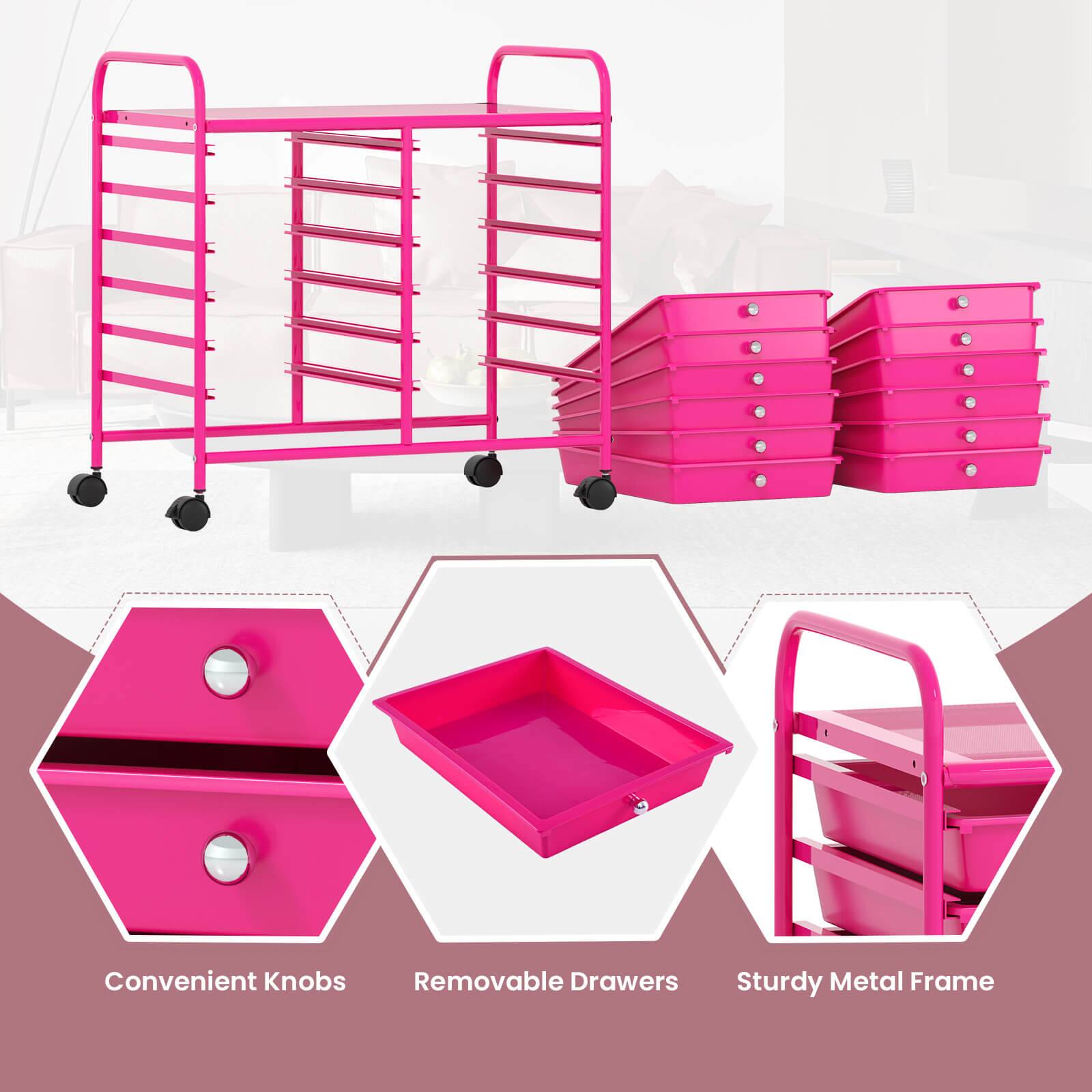 Convenient Knobs, Removable Drawers, Sturdy Metal Frame