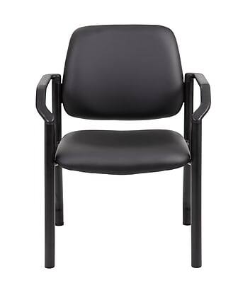 Alt View 2. Boss Office Products - Guest and Reception Area Chair (B9591AM-BK) - Black.