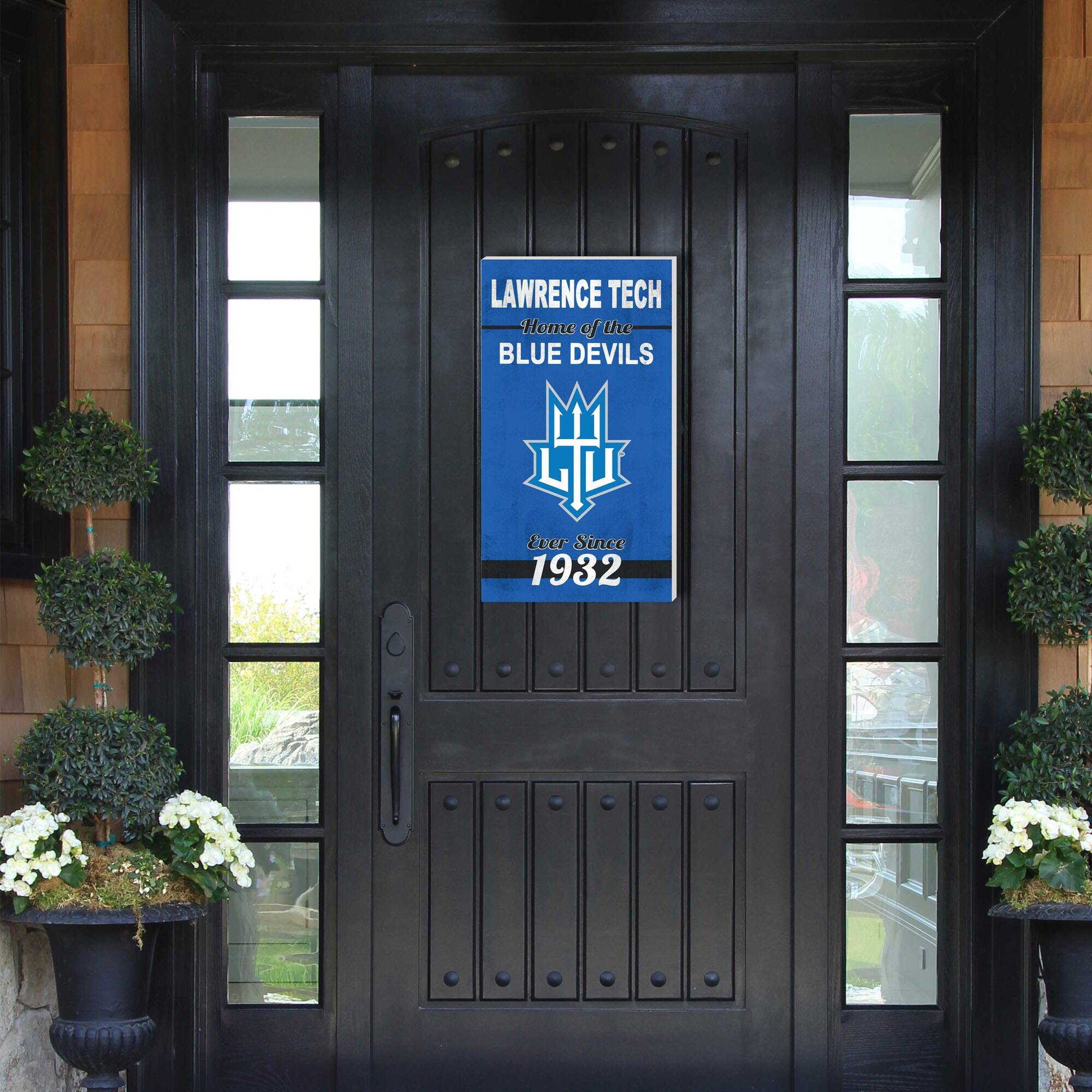LAWRENCE TECH  
Home of the BLUE DEVILS  
Ever Since 1932