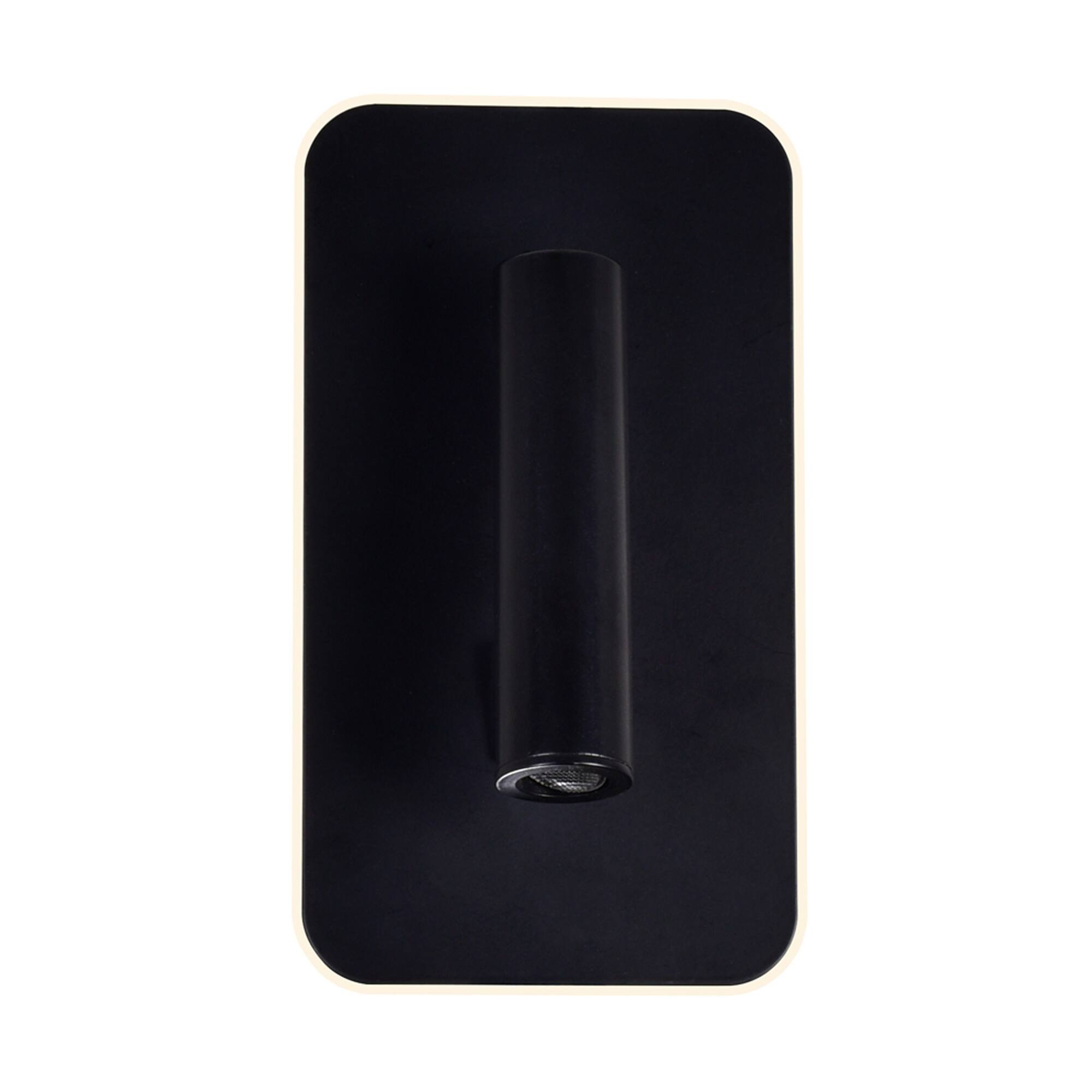 Alt View 1. CWI Lighting - Private I LED Sconce With Matte Black Finish - Matte Black.