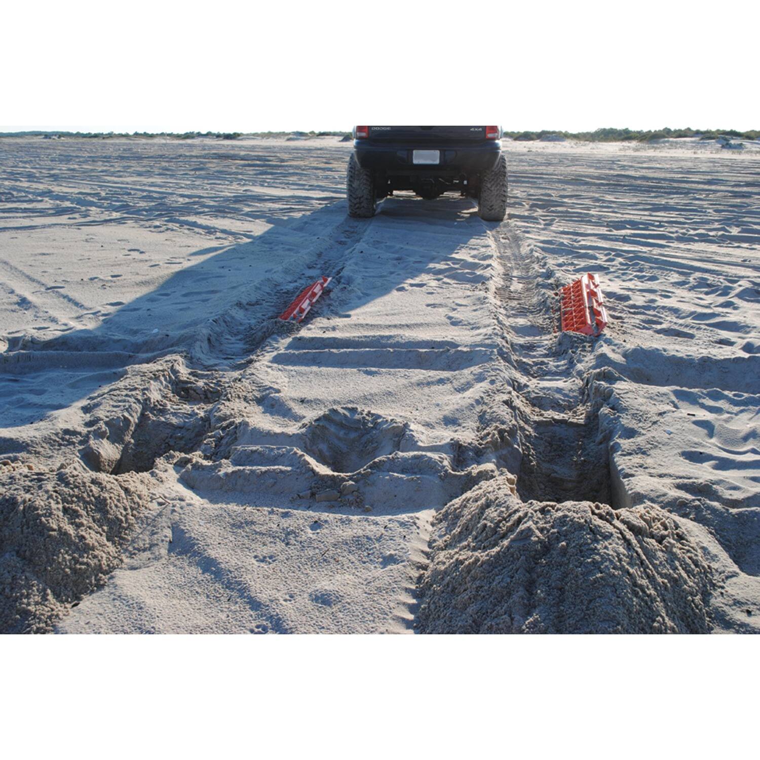 Back. MAXSA Innovations - Maxsa Innovations 20333 Escaper Buddy Tire Traction Tracks, 2 Count, Orange - orange.