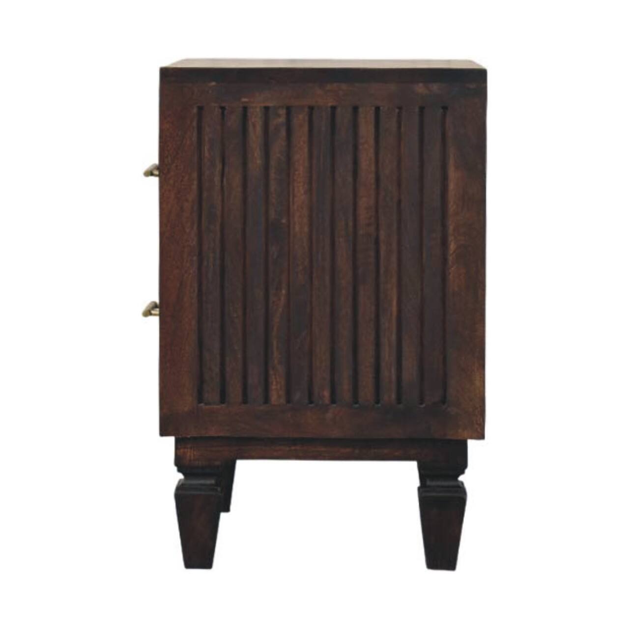 Alt View 8. Artisan Furniture - Artisan Furniture Solid Wood Belmont 2 Drawer Nightstand - Brown.