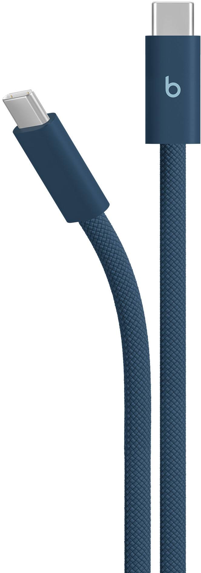 Alt View 1. Beats - 10' 240W USB-C to USB-C Braided Cable - Nitro Navy.