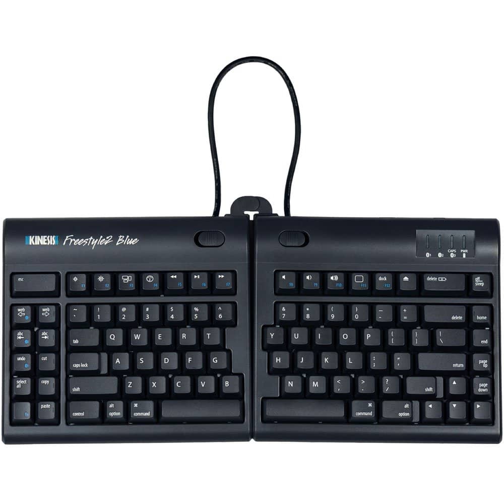 KINESIS - Freestyle2 Blue Keyboard for Mac - Black