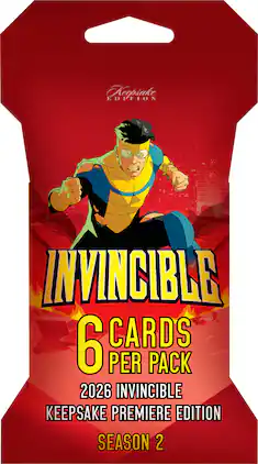 2026 Invincible Season 2 Keepsake Premiere Edition Sleeve Pack