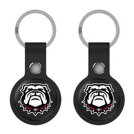 Keyscaper - Georgia Bulldogs Two-Pack AirTag Holders - No Size - Black