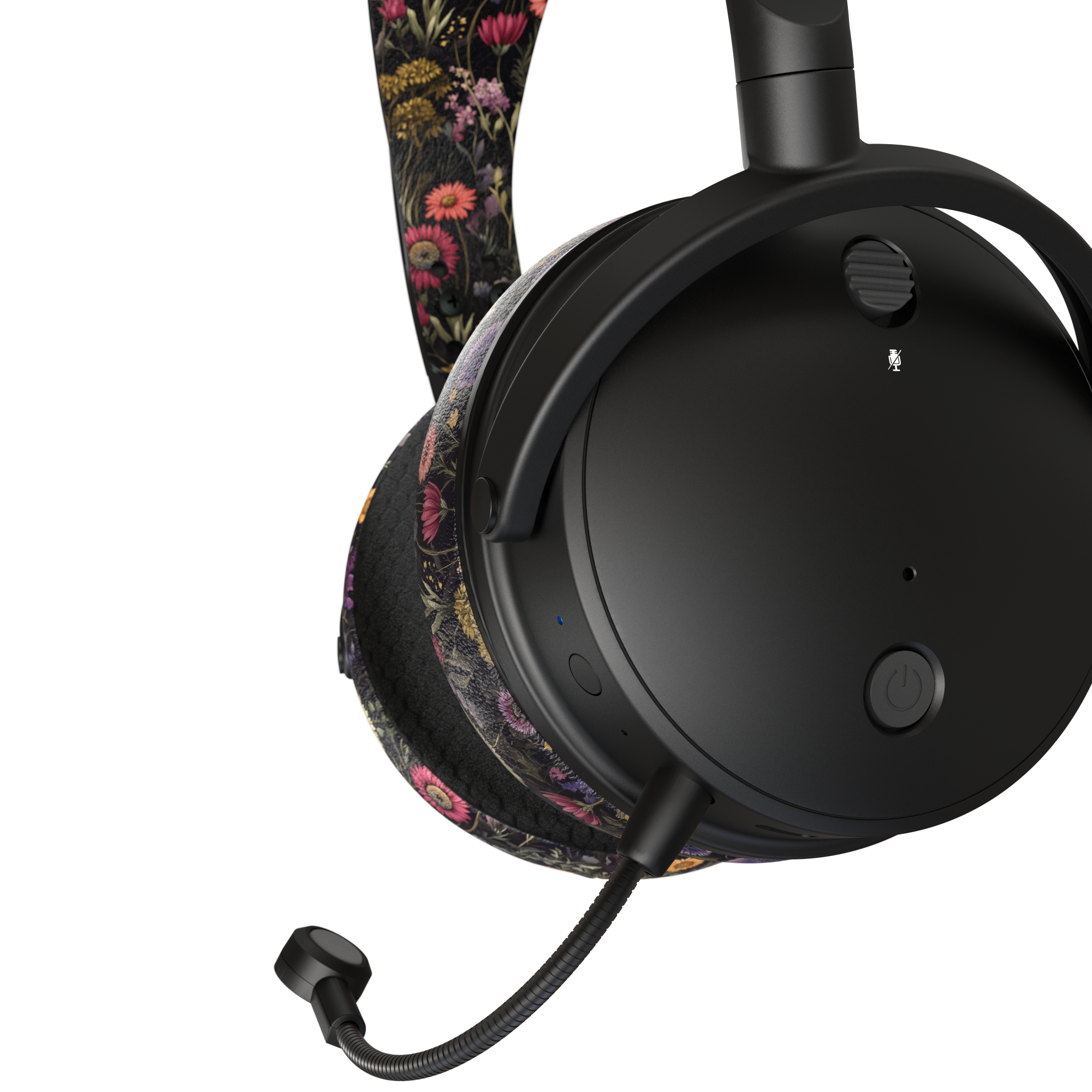 Alt View 3. Audeze - Maxwell Over-the-Ear Wireless Gaming Headset for Xbox One, Xbox X|S, PC (Floral) - Floral.