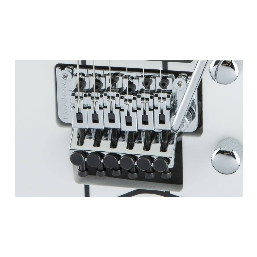 Back. Jackson - Jackson X Series Rhoads RRX24M 6 String Snow White with Black Pinstripes Guitar.