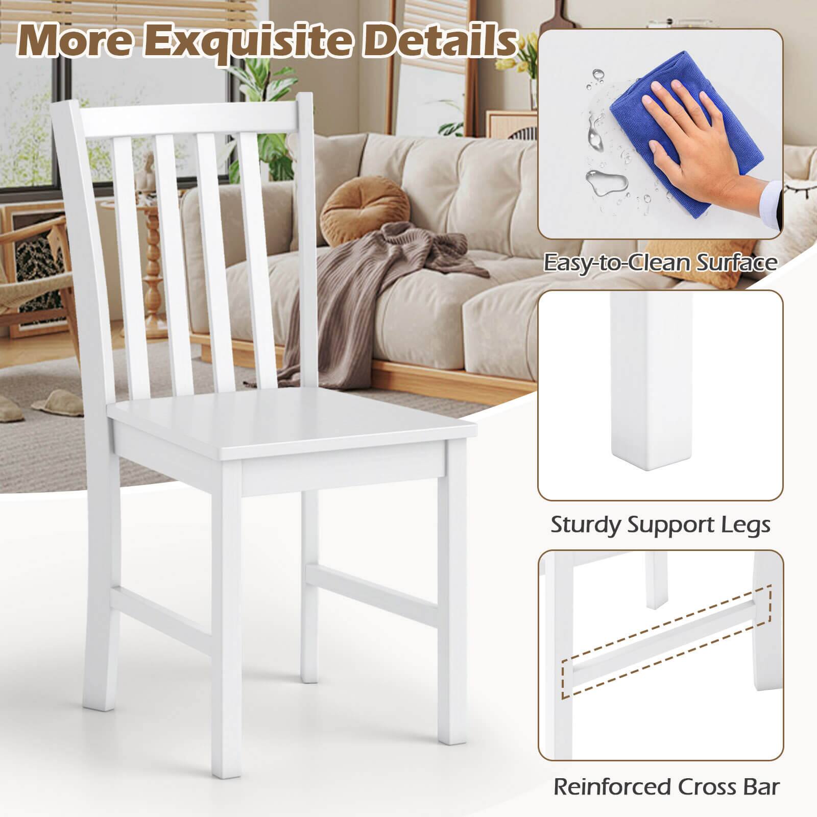 More Exquisite Details

- Easy-to-Clean Surface
- Sturdy Support Legs
- Reinforced Cross Bar