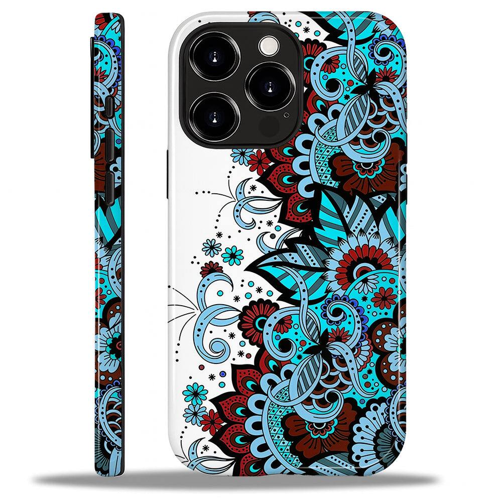 Blue Mandala for iPhone 14 Pro Max