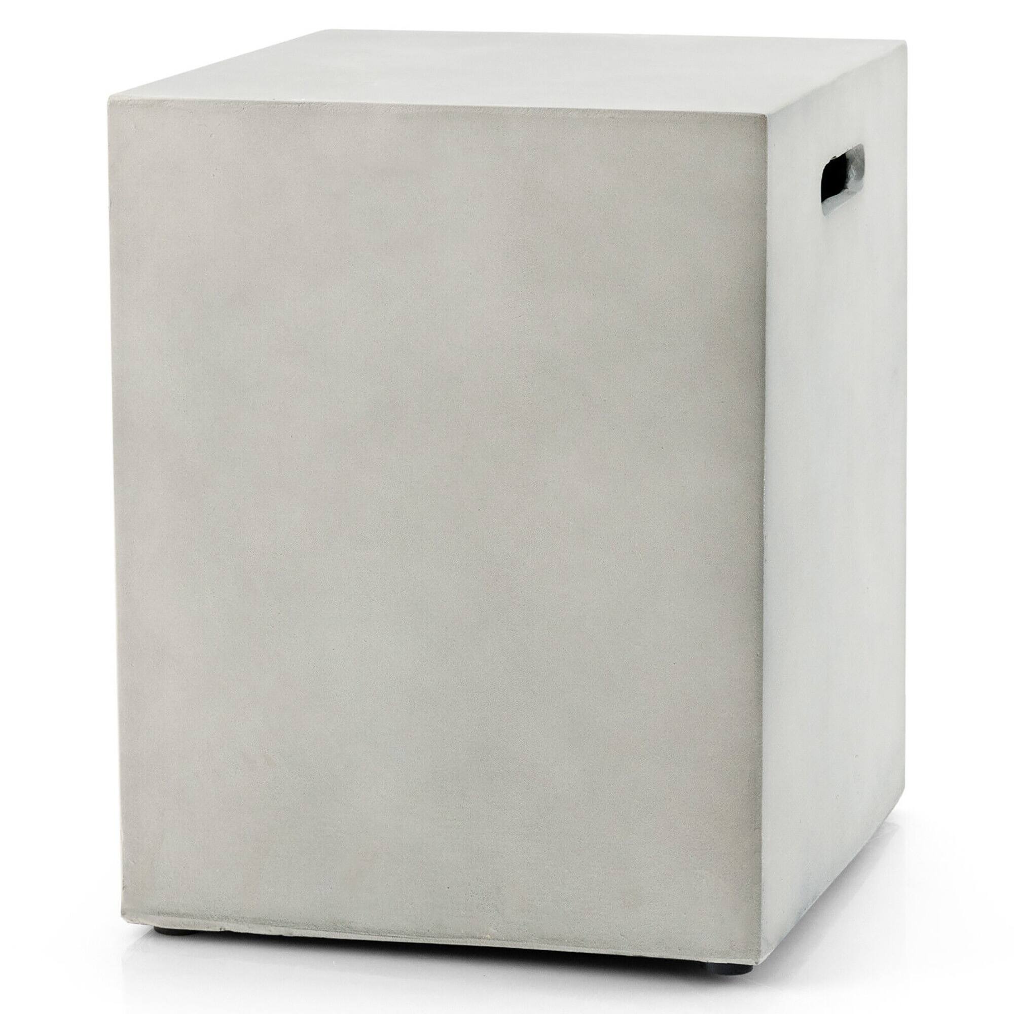 Alt View 9. Gymax - Gymax Propane Tank Cover Hideaway Table for Standard 20 lbs Propane Tank Grey - Grey.