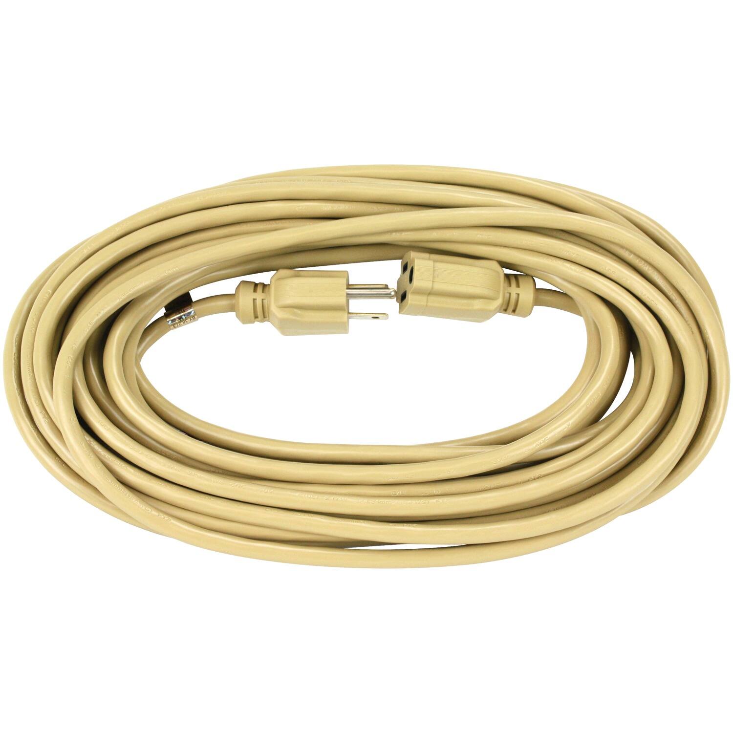 Front. PRIME - Prime Ec884627 16/3 Sjtw Landscape Extension Cord, 35 Ft., Beige - beige.