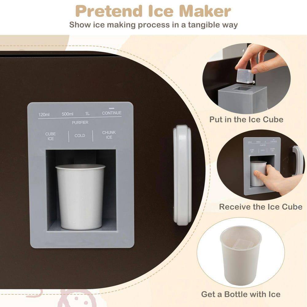 Pretend Ice Maker  
Show ice making process in a tangible way  

120ml 500ml 1L  
PURIFIER CONTINUE  
CUBE ICE COLD CHUNK ICE  

Put in the Ice Cube  
Receive the Ice Cube  
Get a Bottle with Ice
