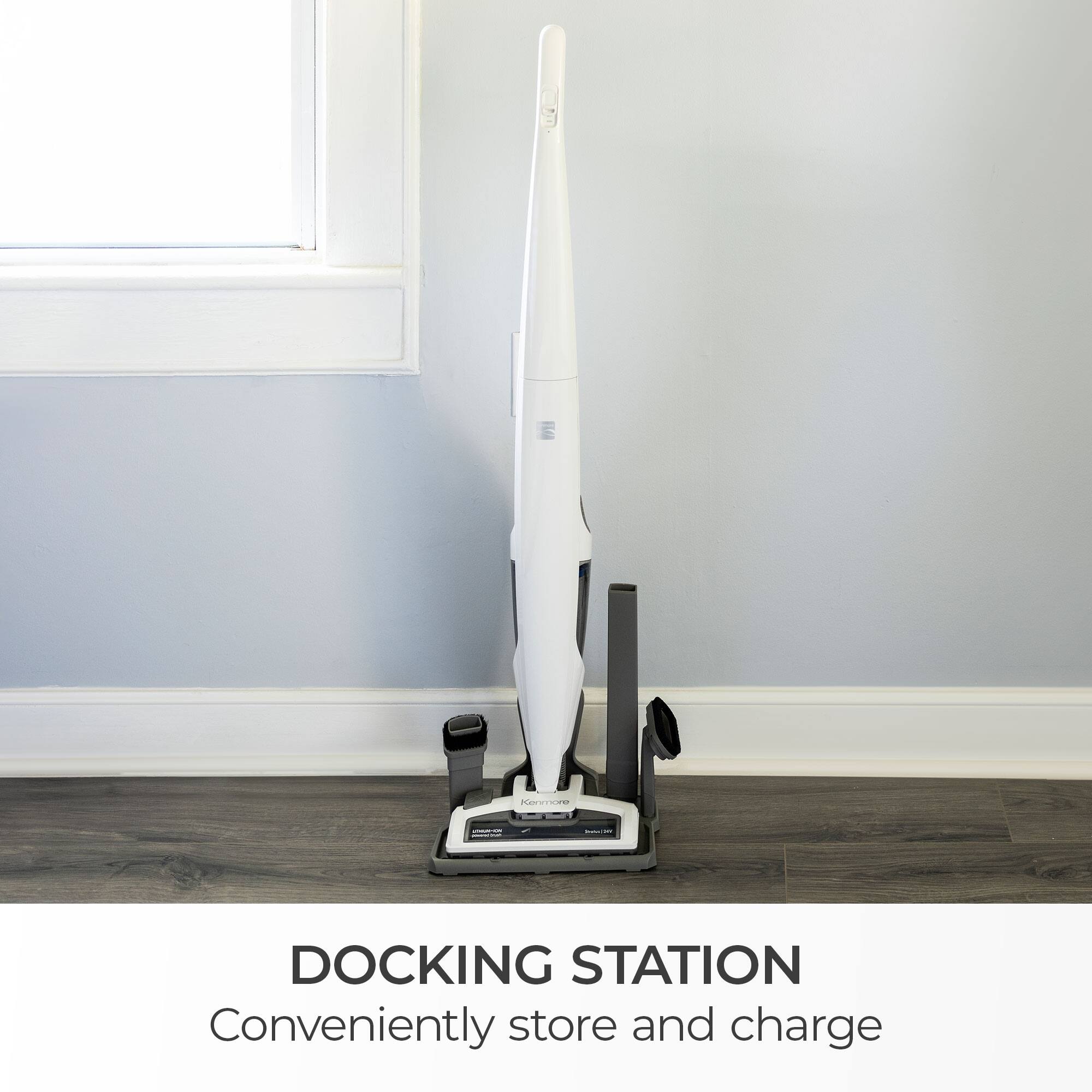 Kenmore  
Shake  
DOCKING STATION  
Conveniently store and charge
