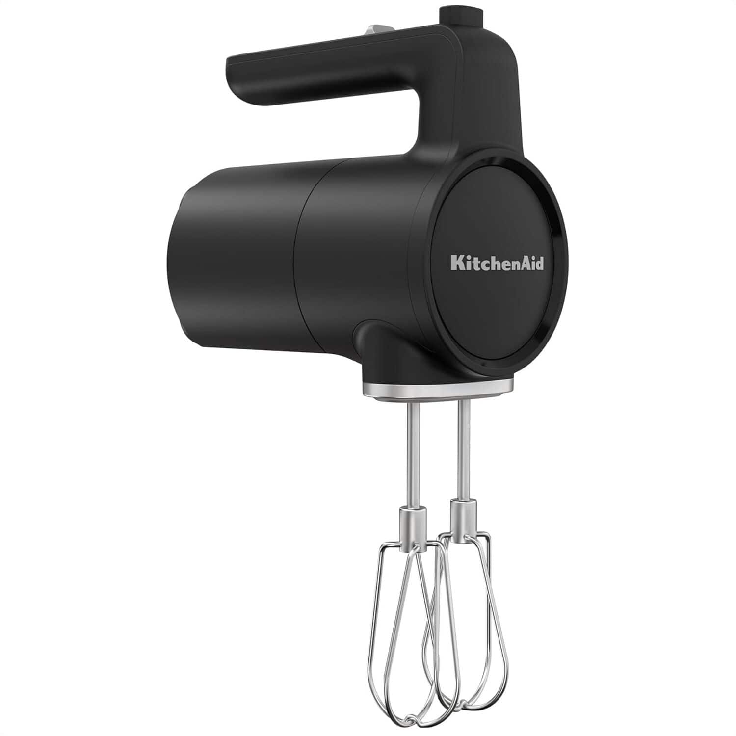 KitchenAid - 7-Speed Go Cordless Hand Mixer - Black - Front_Zoom