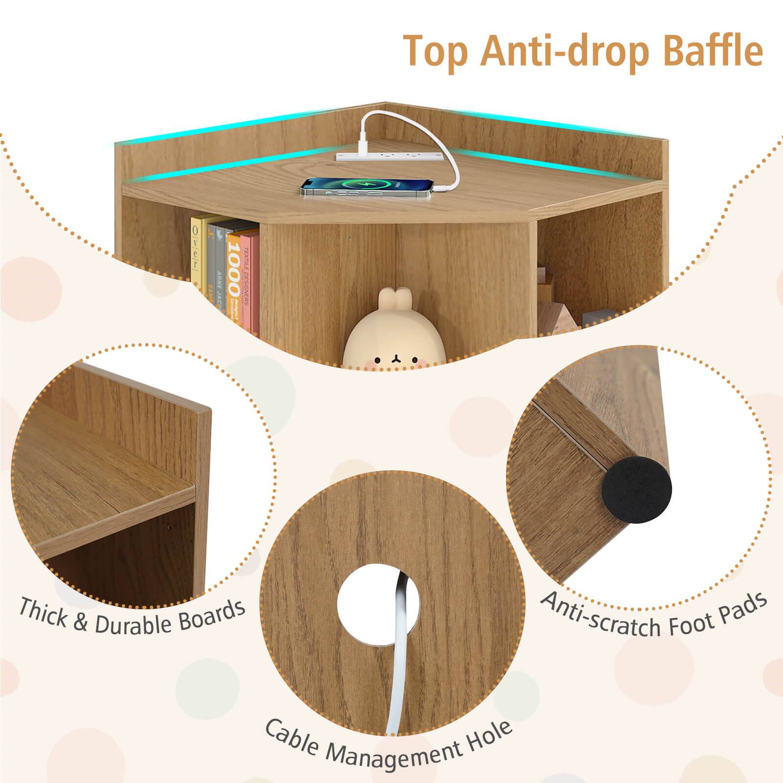 Top Anti-drop Baffle  
F 2400 ANE JRE FONT 1000  
Cvi I Thick & Durable Boards  
Anti-scratch Foot Pads  
Cable Hole Management