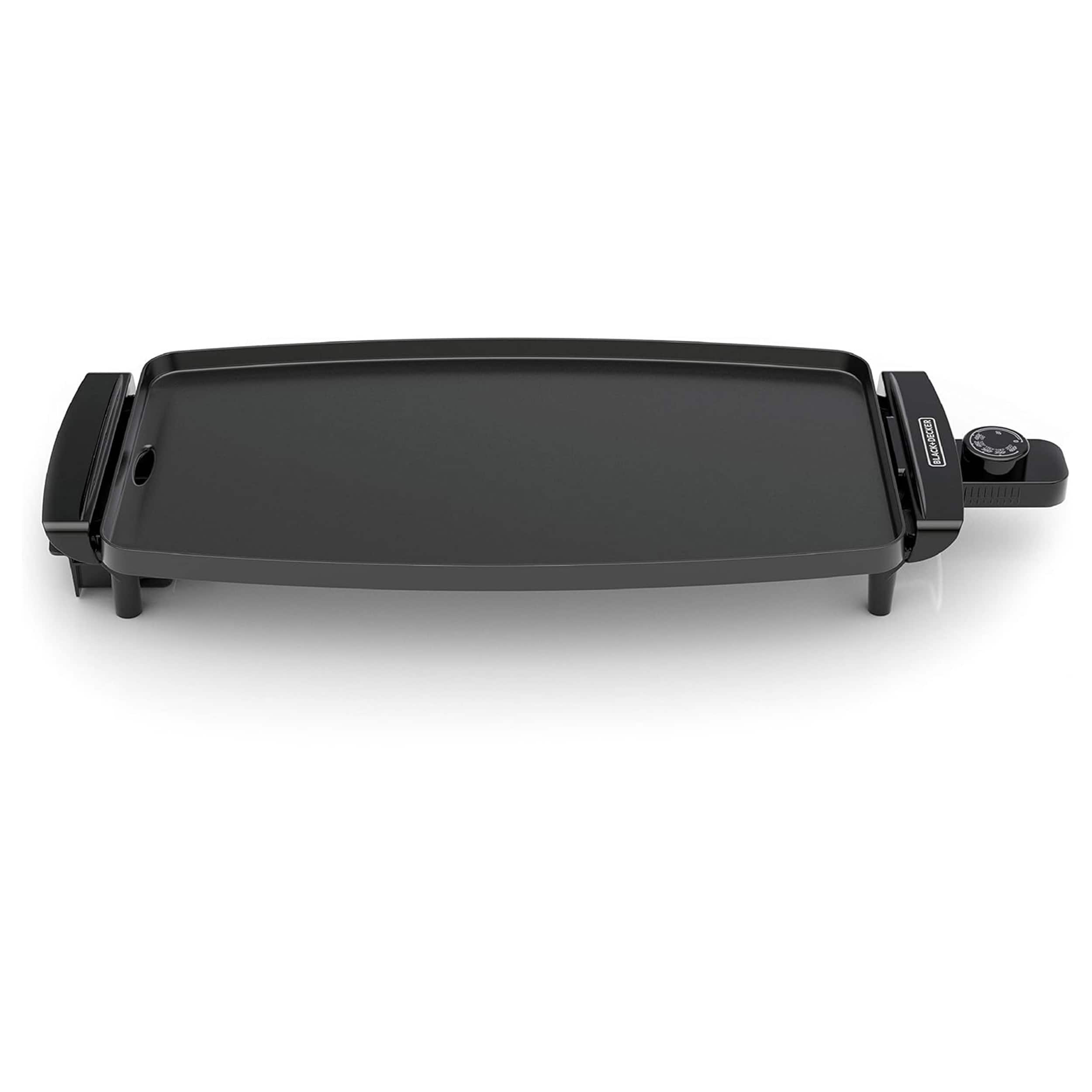 Front. Black+Decker - Black + Decker 16 x10 Inch Electric Griddle - Black.