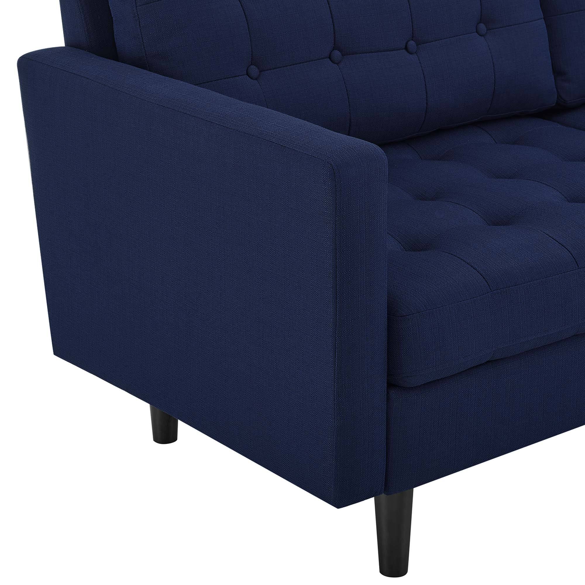 Alt View 4. Modway - Exalt Tufted Fabric Sofa by Modway - Royal Blue.
