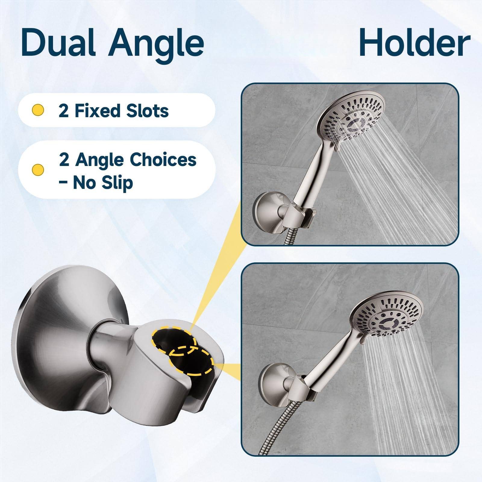 Dual Angle Holder

- 2 Fixed Slots
- 2 Angle Choices - No Slip