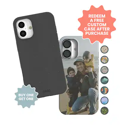 REDEEM A FREE CUSTOM CASE AFTER PURCHASE BUY ONE GET ONE FREE pela