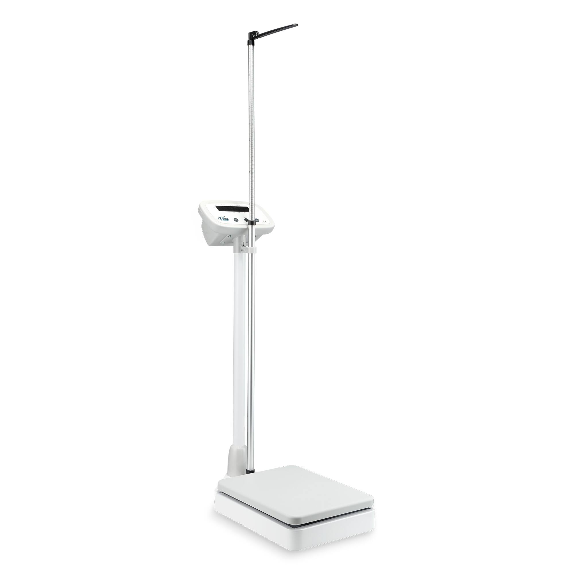 Alt View 8. Viva Comfort - ME904 Series Digital Physician Scale with Height Rod and BMI Display - White.