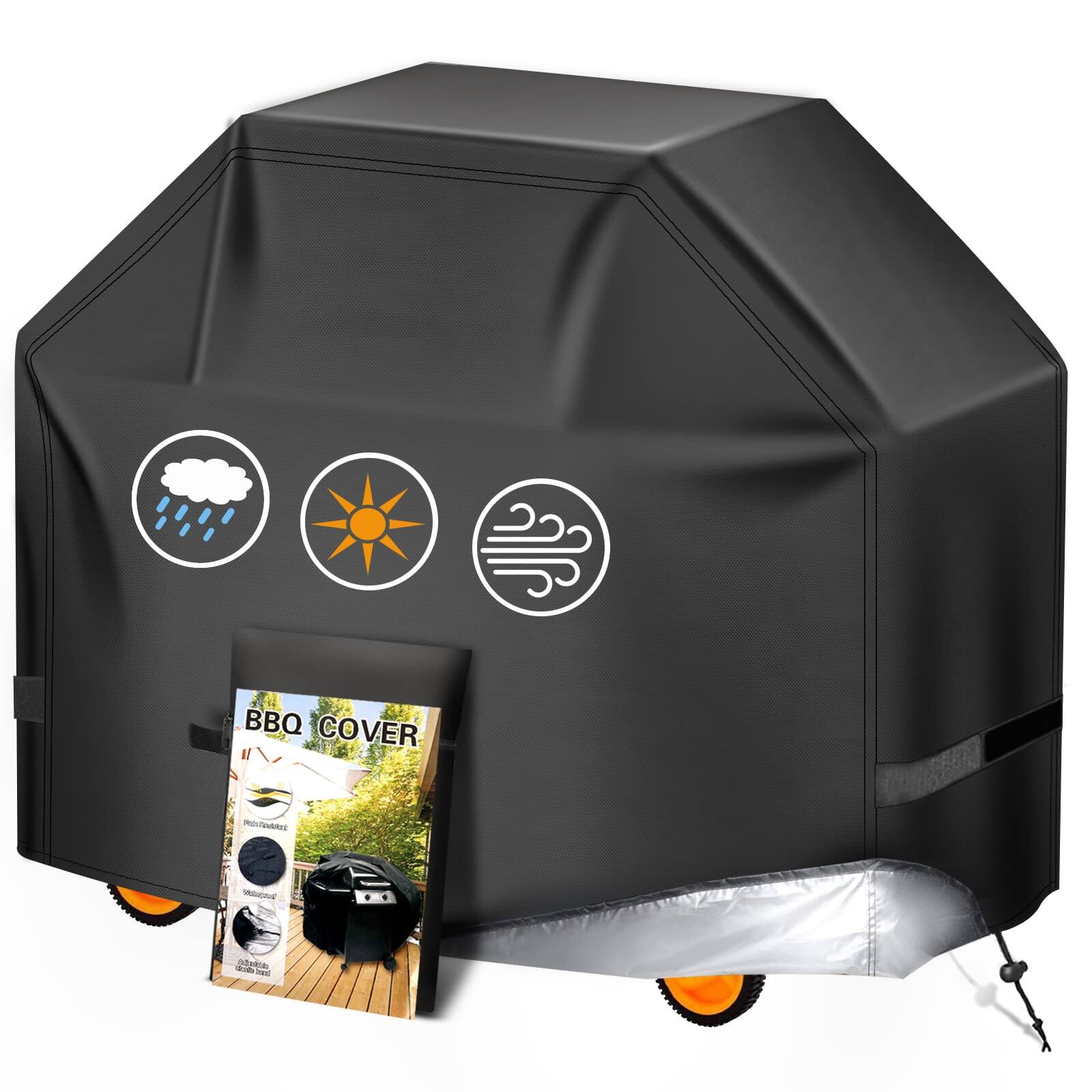 BBQ COVER  
Protects from rain, sun, and dust  
-