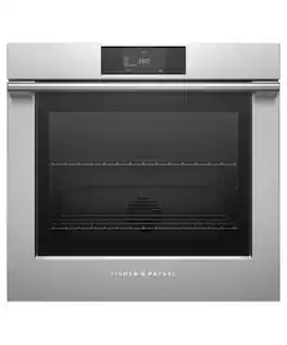Fisher & Paykel - 30" 4.9 Cu. Ft. Single Self-Cleaning Oven, 5" Touchscreen - Stainless Steel