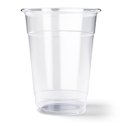 Front. Perk - Plastic Cold Cup, 16 Oz., 50/Pack - Clear.