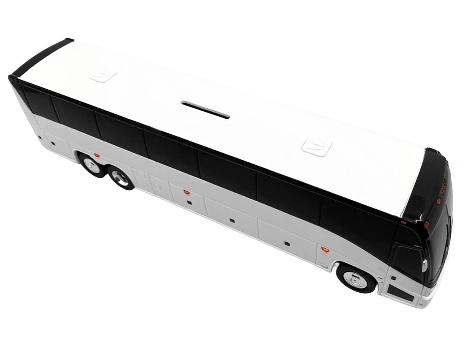 Alt View 5. Iconic Replicas - MCI J4500 Coach Bus Bank White Limited Edition 1/50 Plastic Model by Iconic Replicas.