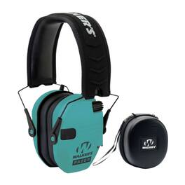 Walkers - Walker's Razor Compact Electronic Ear Muff Bundle with Case (2 Items) - Teal