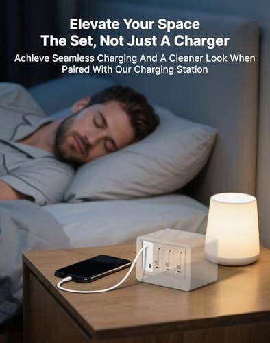 Elevate Your Space  
The Set, Not Just A Charger  
Achieve Seamless Charging And A Cleaner Look When Paired With Our Charging Station