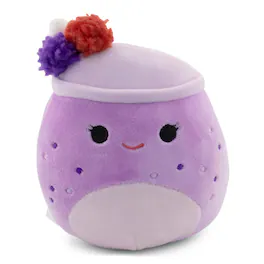 Kellytoy - Squishmallows Breakfast Squad 5 Inch Plush | Vie The Berry Smoothie - Purple