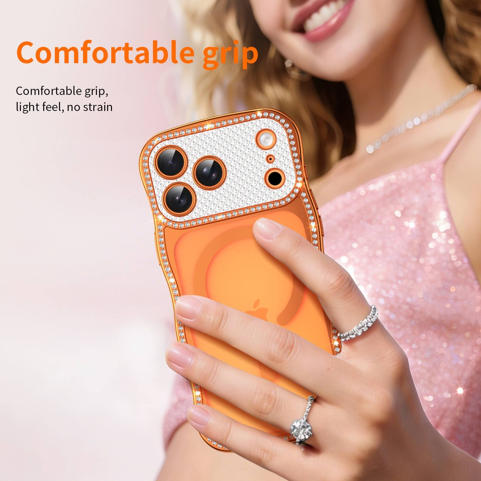 Comfortable grip  
Comfortable grip, light feel, no strain