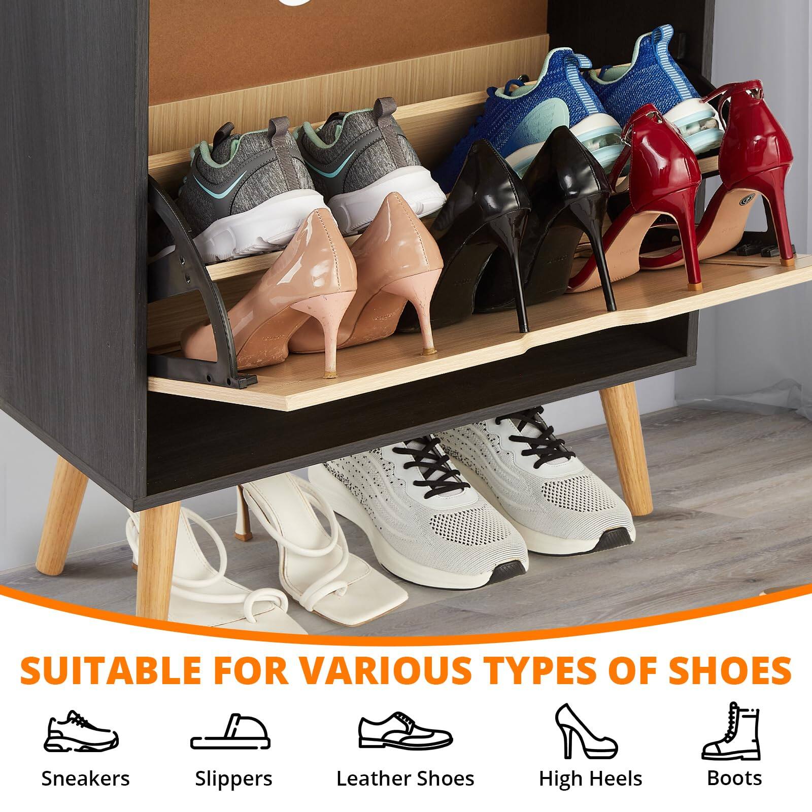 SUITABLE FOR VARIOUS TYPES OF SHOES

- Sneakers
- Slippers
- Leather Shoes
- High Heels
- Boots