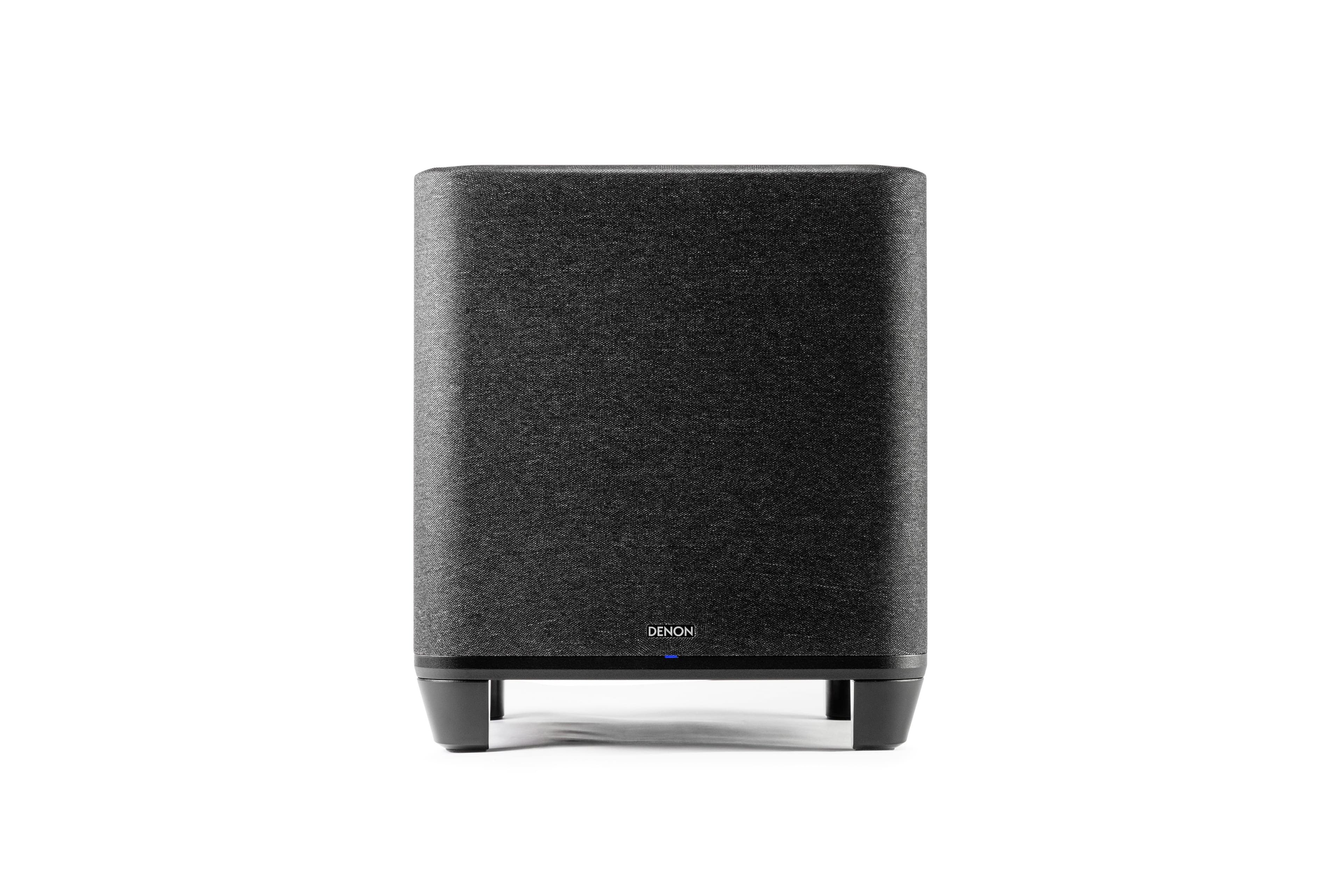 Angle. Denon - Home Wireless Subwoofer with Built-in HEOS - Black.