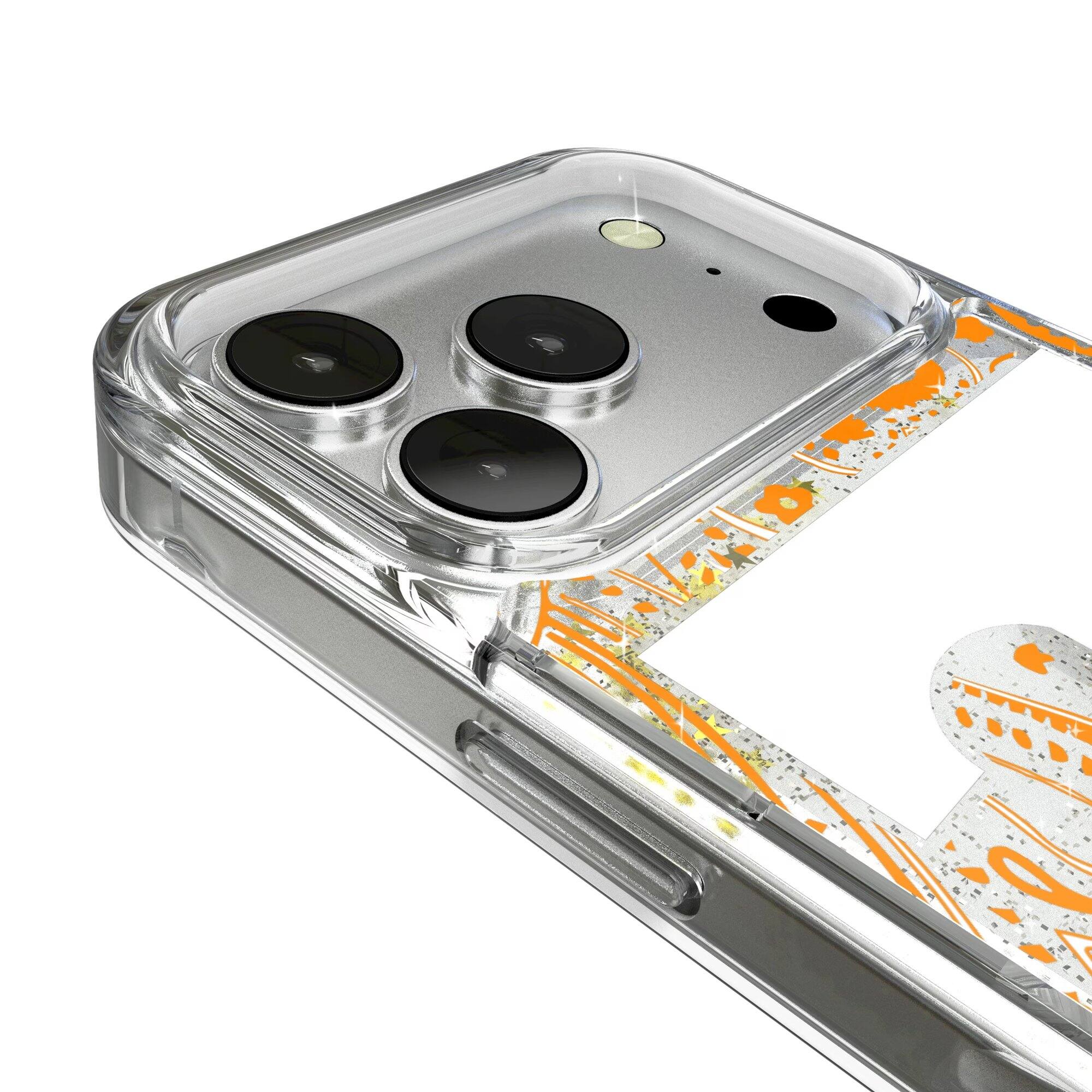 Alt View 2. Keyscaper - Tennessee Volunteers iPhone Glitter Paisley Design Case - 14 - Multicolor.