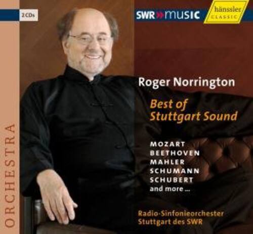 2 CDs

Roger Norrington  
Best of Stuttgart Sound

MOZART  
BEETHOVEN  
MAHLER  
SCHUMANN  
SCHUBERT  
and more...

Radio-Sinfonieorchester Stuttgart des SWR

SWR MUSIC  
CLASSIC  
hanssler