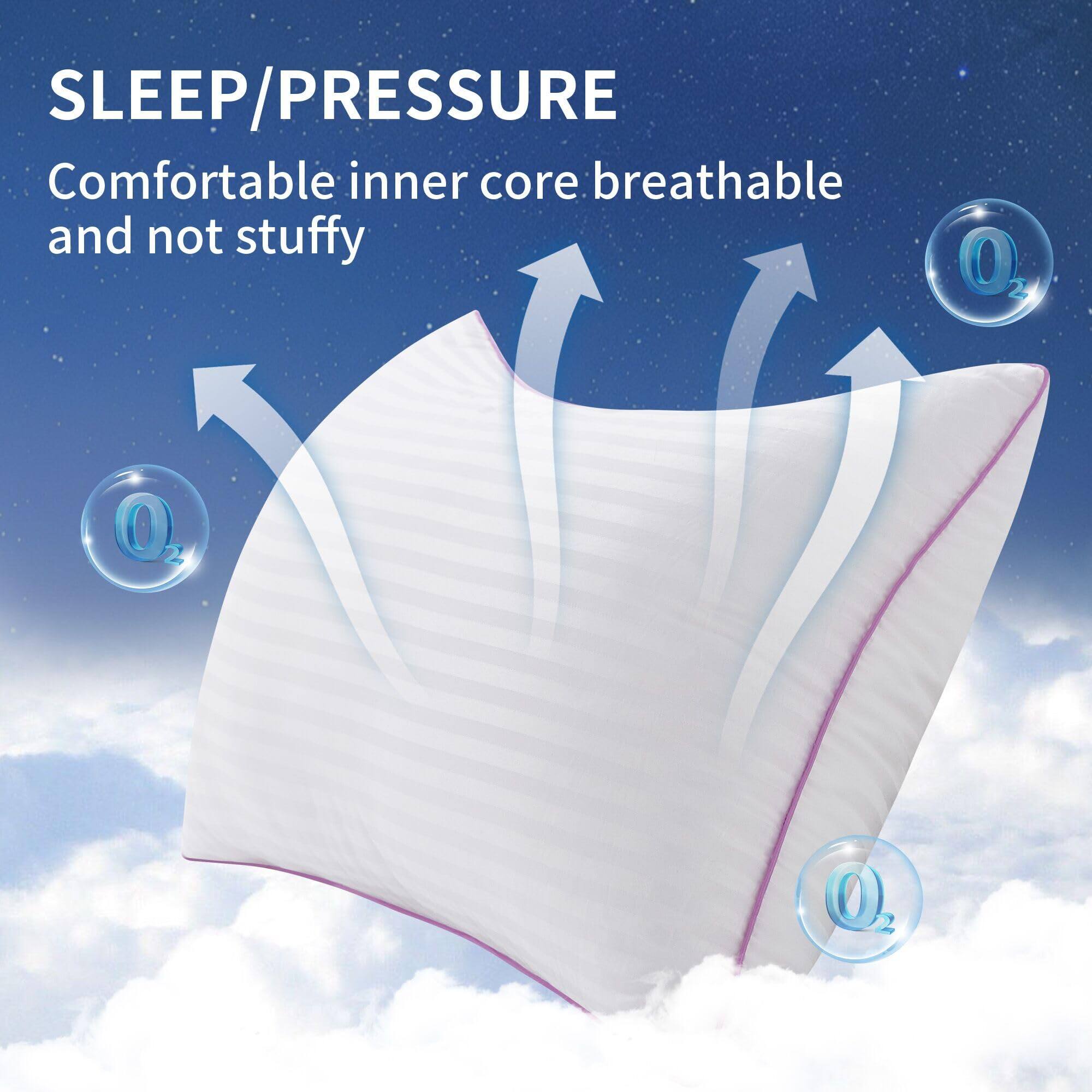 SLEEP/PRESSURE  
Comfortable inner core breathable and not stuffy
