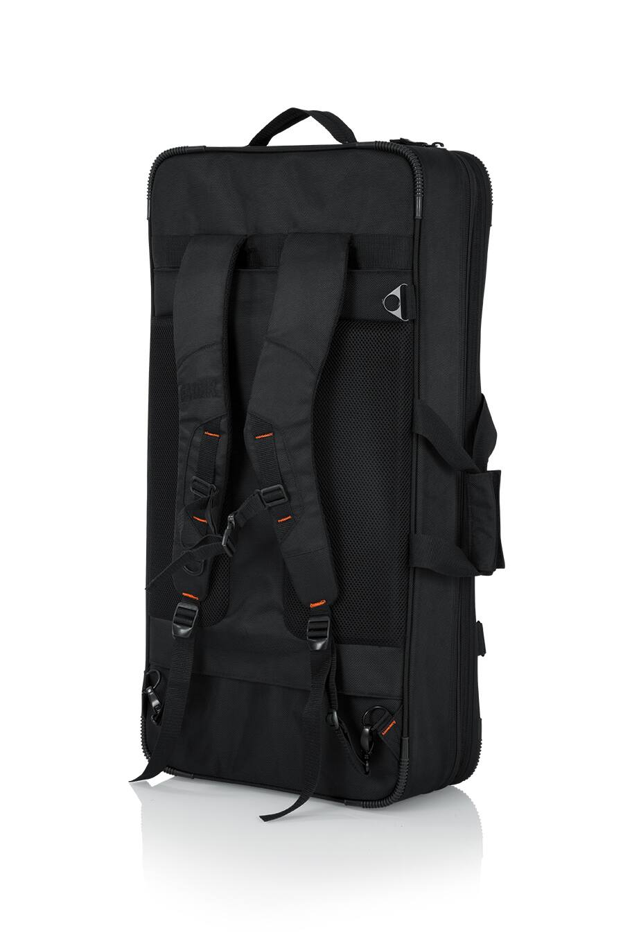 Back. Gator - DJ Controller Backpack with Adjustable Interior for Controllers up to 27 Inches and Laptop Storage.