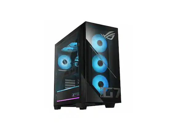 ASUS - ROG GM700TZ-PB564 - Ryzen 5 8400F, 16GB, 1TB NVMe SSD, RX 9060 XT 16GB, Windows 11 - Black