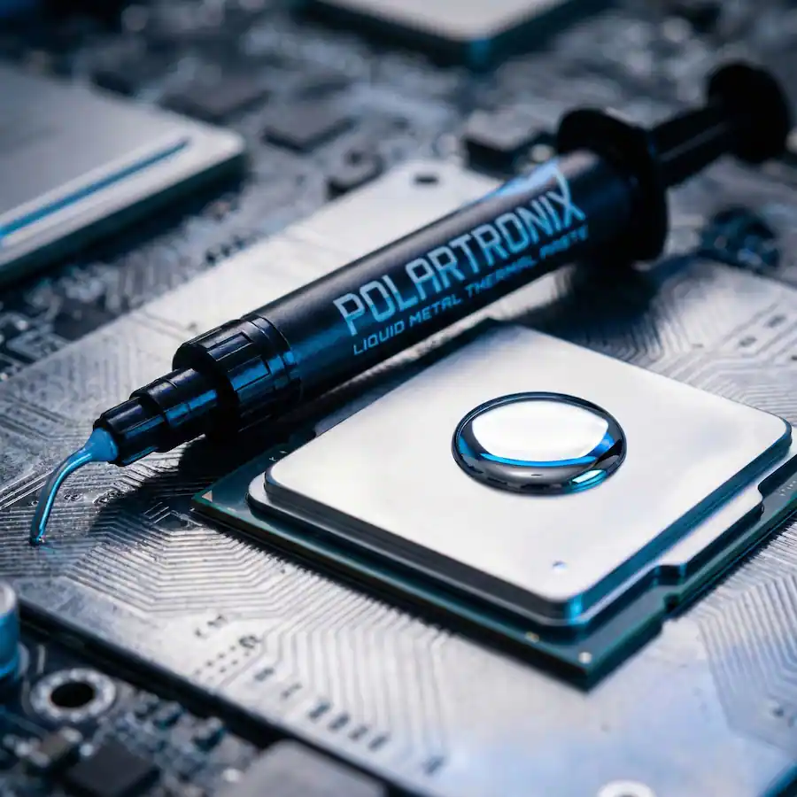Liquid Metal Computer PolarTronix Liquid Metal Thermal Paste 5 Gram Made in USA Liquid Metal ...