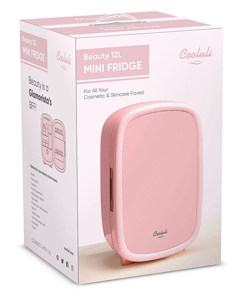 Alt View Zoom 15. Cooluli - Beauty 12-liter Skincare Fridge - Pink.