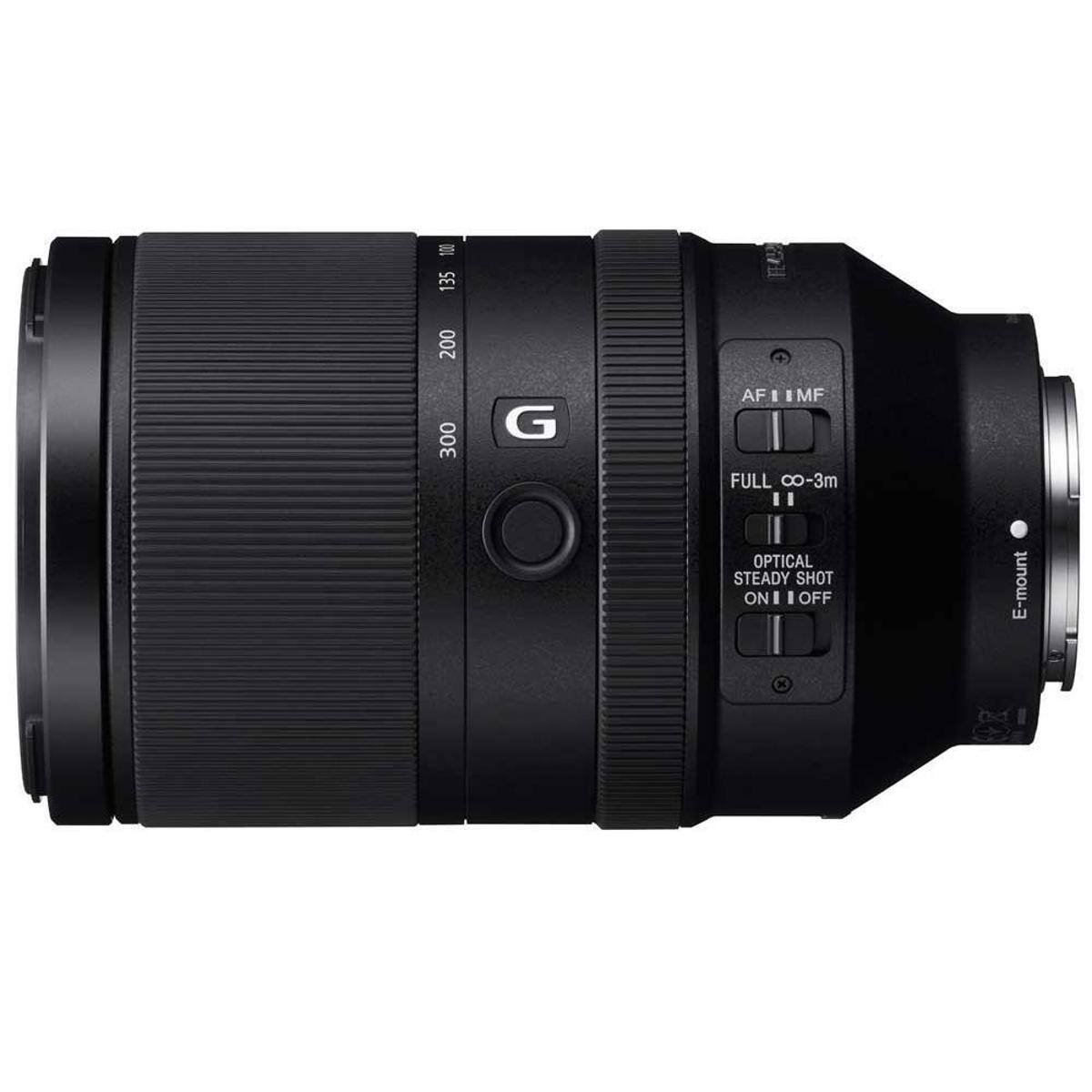 100 135 200 300

G

AF I MF

FULL ∞-3m

OPTICAL STEADY SHOT ON I OFF

E-mount