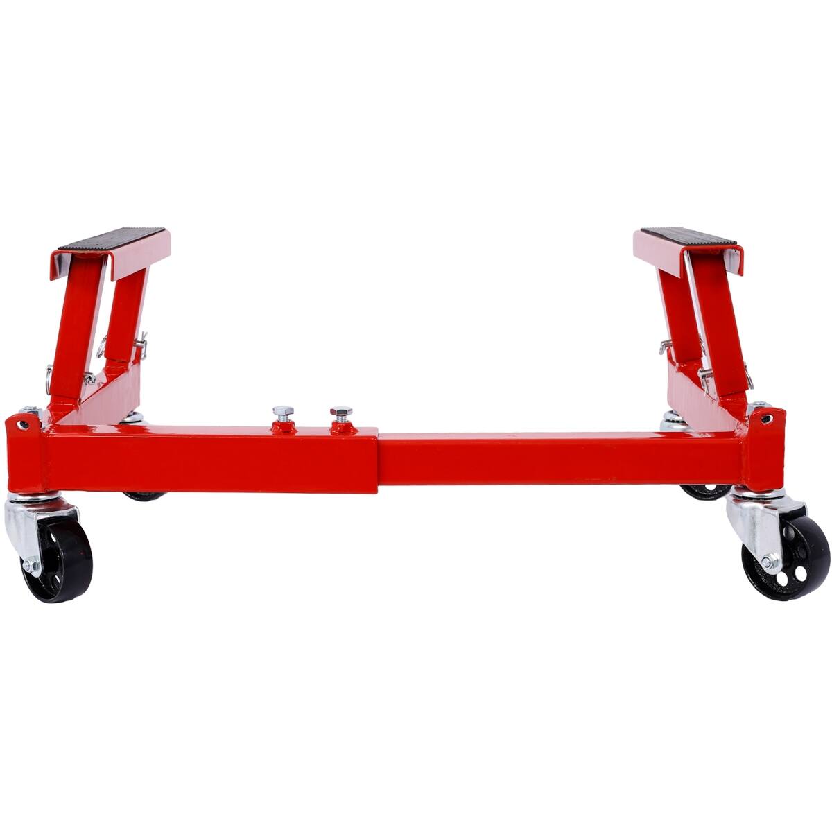 Alt View 2. Ropilly - Ropilly Motorcycle Engine Cradle Dolly Red Steel Adjustable Shop Dolly With Wheels For ATV And Motorcycle - Red.