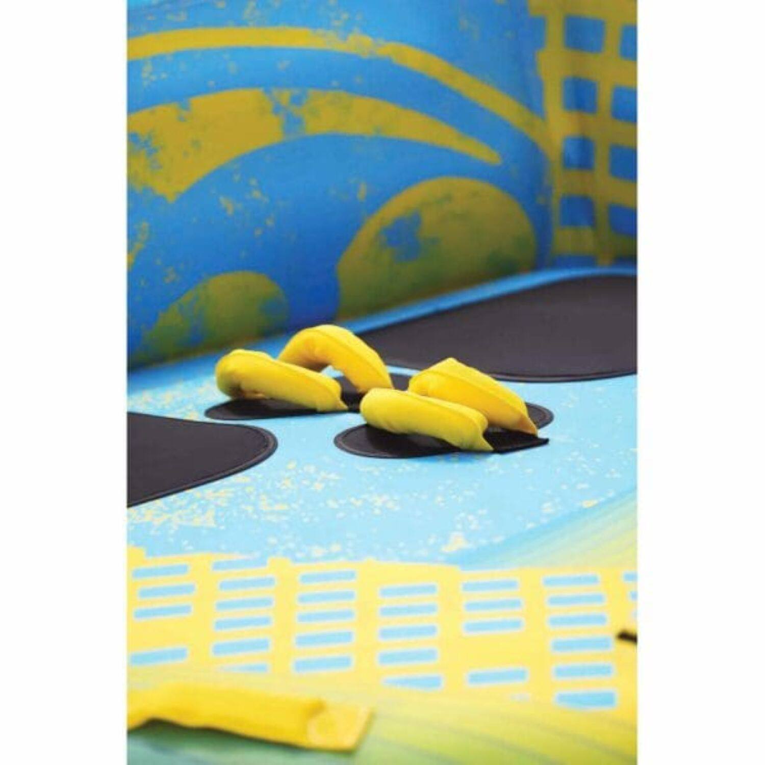 Alt View 6. Swimline - Inflatable Boomerang 2-Person Towable Water Raft - 64" - Blue - Blue.