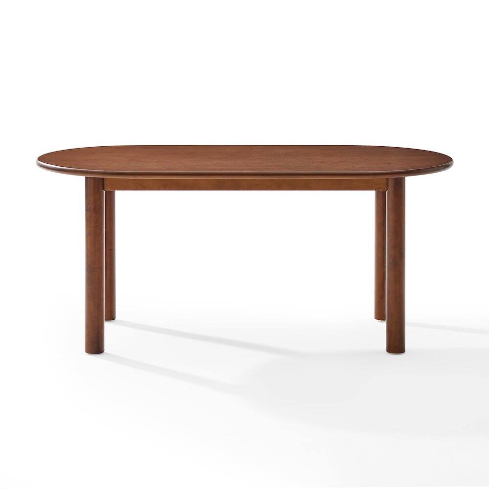 Alt View 1. Crosley Furniture - Kennedy Dining Table In Walnut - Brown.