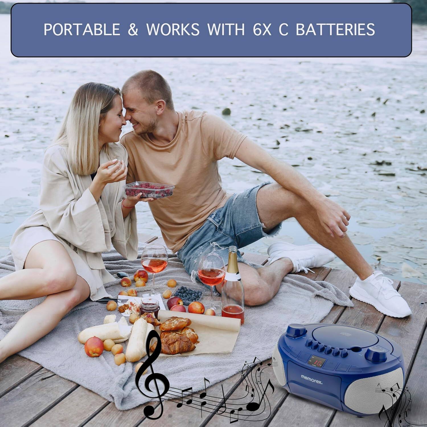 PORTABLE & WORKS WITH 6X C BATTERIES